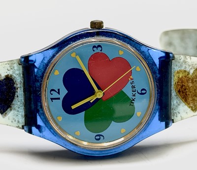 Lot 74 - A Tikkers Terry Frost Hearts watch and a...