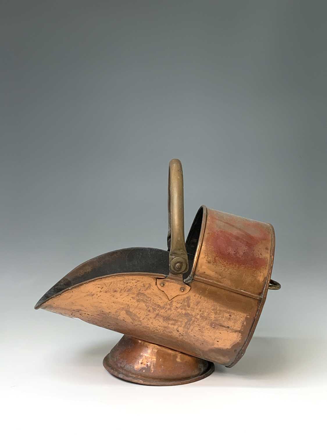 Lot 418 Two copper coal scuttles and