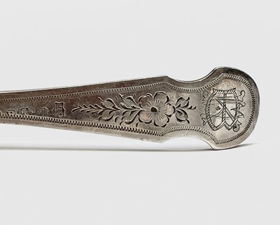 Lot 369 - Grape scissors, cake knives with silver bladed...