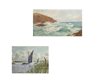 Lot 1214 - William Leslie RACKHAM (1864-1944) Sailing on...