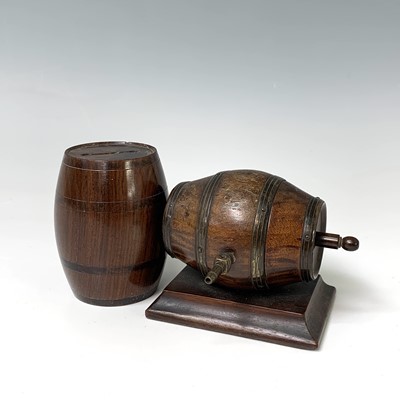 Lot 457 - A 19th century treen string box in the form of...