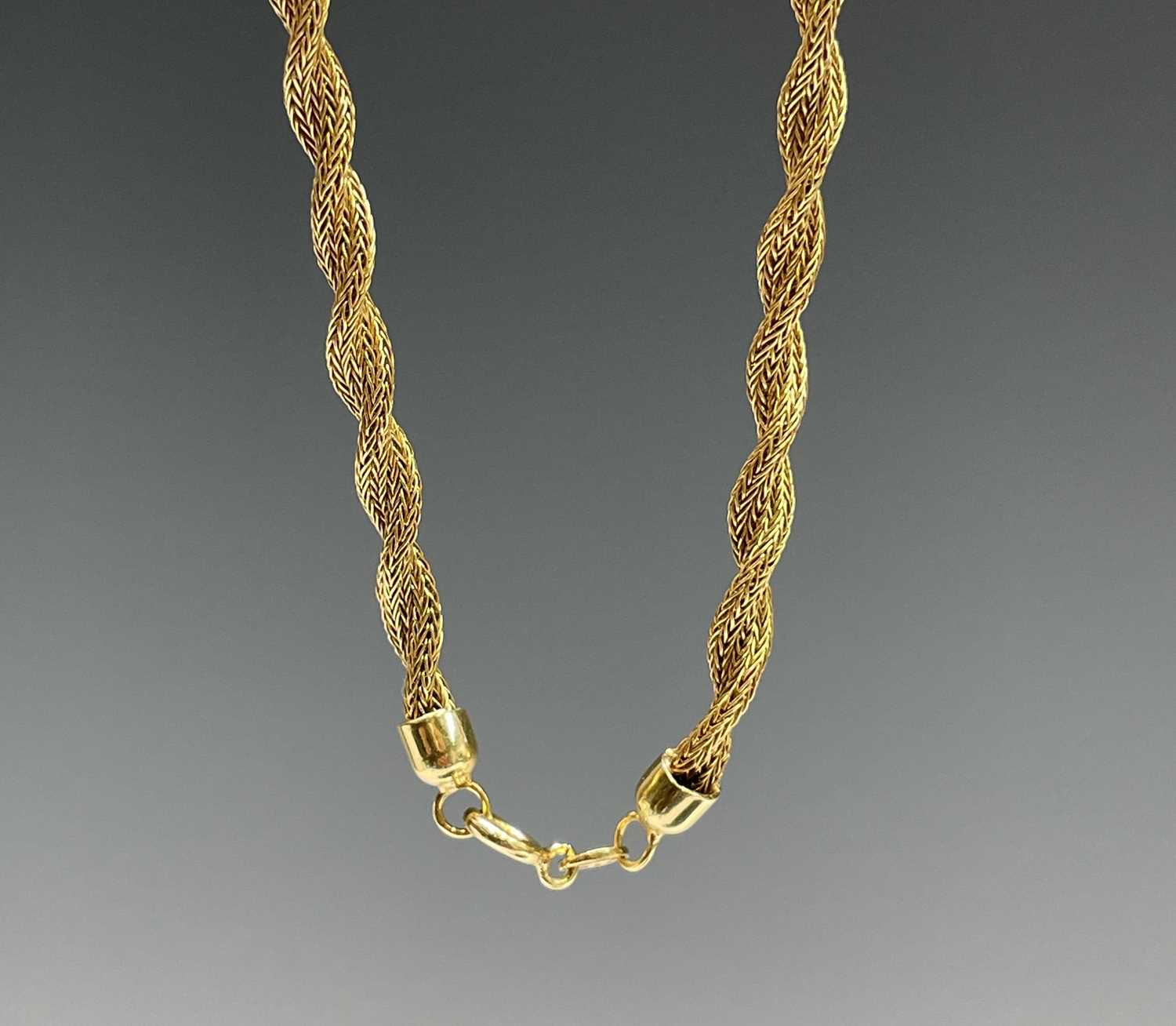 9ct gold rope necklace Clearance