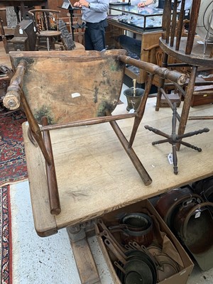 Lot 108 - A 19th century West Country ash and elm...