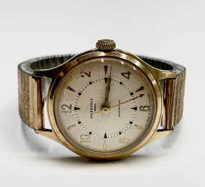 Lot 208 - An Ingersol 5 Jewel gentleman's wristwatch in...