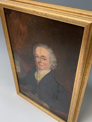Lot 137 - A Victorian portrait oil painting of a...