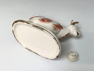 Lot 473 - A 19th century Staffordshire cow creamer,...