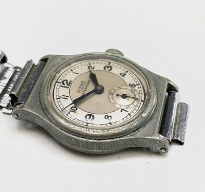 Lot 77 - A 9ct gold cased ladies wristwatch, a silver...
