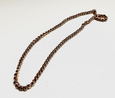 Lot 213 - A substantial 9ct gold chain, 63.8gm.