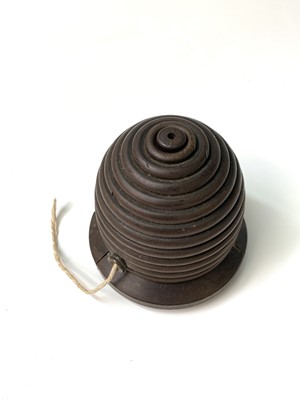 Lot 506 - A 19th century treen string box, in the form...