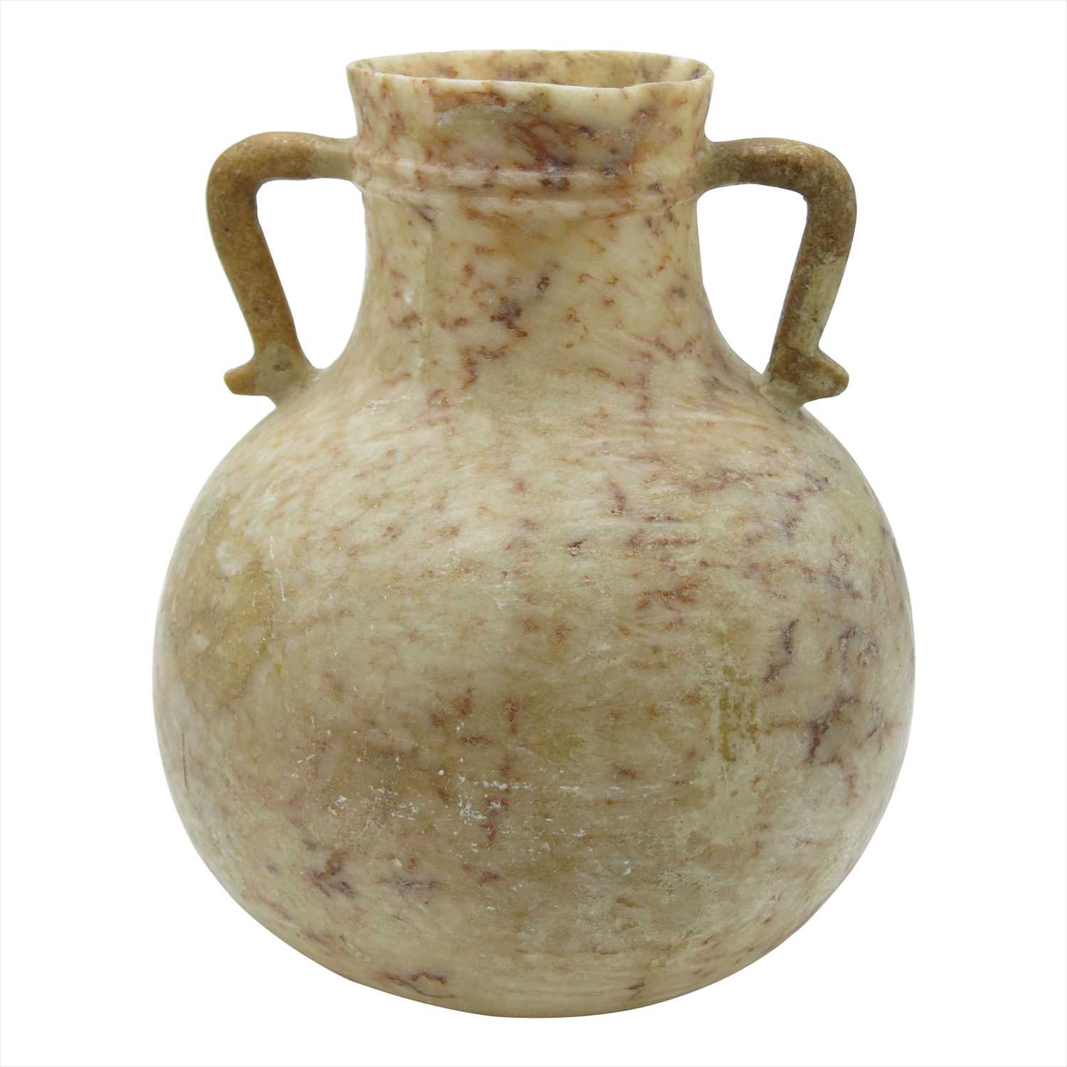 Lot 110 - An Egyptian large alabaster vase, possibly...