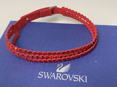 Lot 49 - Swarovski Jewellery - Two boxed necklaces -...