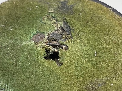 Lot 520 - A 19th century lignum vitae egg-shaped string...