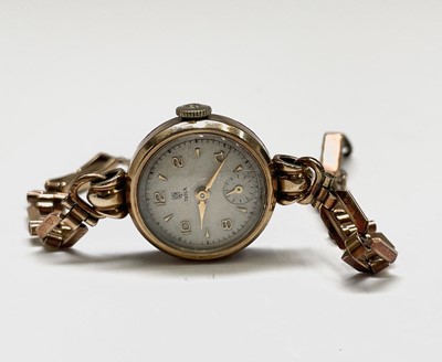 Lot 117 - A ladies Tudor 9ct gold cased wristwatch with...