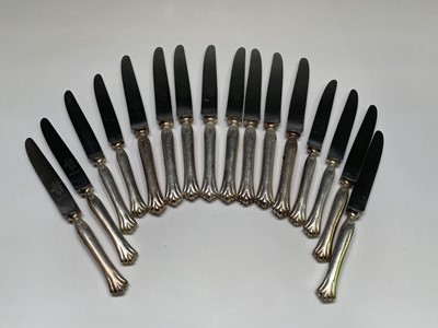 Lot 416 - A suite of Mappin & Webb silver plated cutlery...
