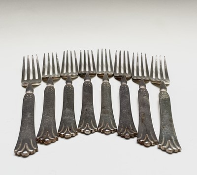 Lot 416 - A suite of Mappin & Webb silver plated cutlery...
