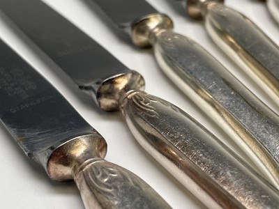 Lot 416 - A suite of Mappin & Webb silver plated cutlery...