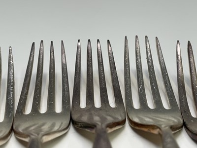 Lot 416 - A suite of Mappin & Webb silver plated cutlery...