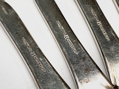 Lot 416 - A suite of Mappin & Webb silver plated cutlery...