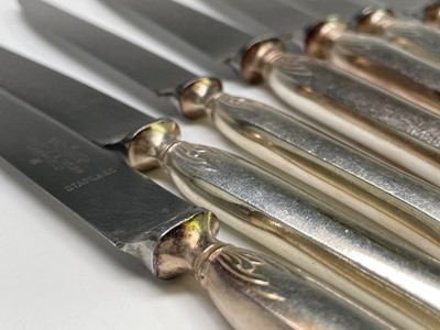 Lot 416 - A suite of Mappin & Webb silver plated cutlery...