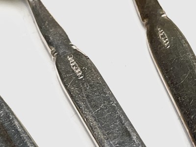Lot 416 - A suite of Mappin & Webb silver plated cutlery...