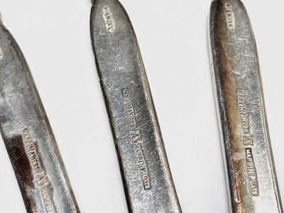 Lot 416 - A suite of Mappin & Webb silver plated cutlery...