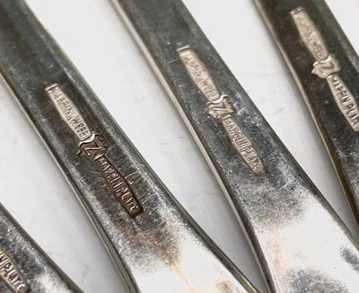 Lot 416 - A suite of Mappin & Webb silver plated cutlery...