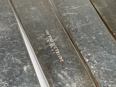 Lot 416 - A suite of Mappin & Webb silver plated cutlery...