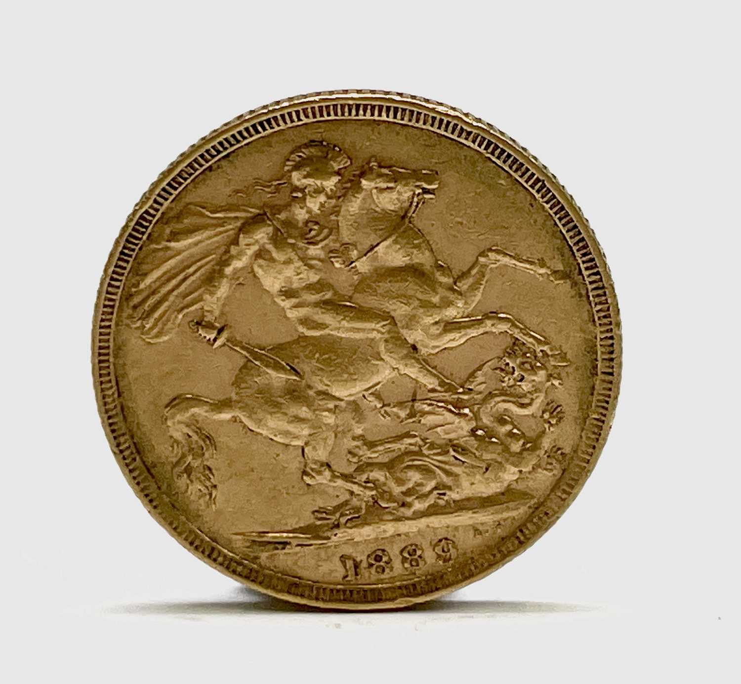 Lot 2 - A full sovereign 1889