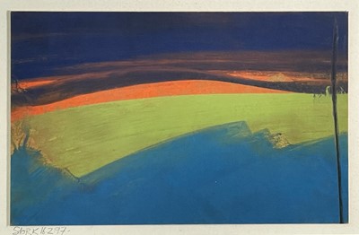 Lot 197 - Mary STORK (1938-2007) Abstract Landscape...