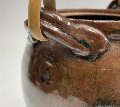 Lot 1287 - Trevor CORSER (1938-2015) A tenmoku glaze...