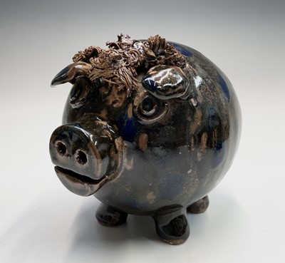 Lot 1310 - Trevor CORSER (1938-2015) A tenmoku glazed...