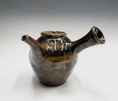 Lot 1291 - Bill KLOCK (1933-2017) A side handled teapot,...