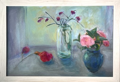 Lot 168 - Edwina BROADBENT (1945) Floral Conversation...