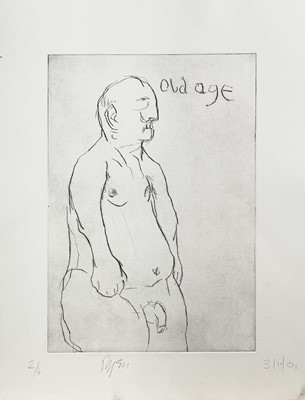 Lot 272 - Julian DYSON (1936-2003) Old Age Etching...