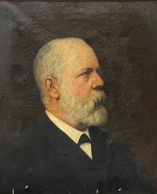 Lot 1114 - Alf ANSELL Portrait of a Gentleman Oil on...