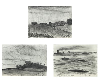 Lot 357 - Julian DYSON (1936-2003) Three sketches Each...