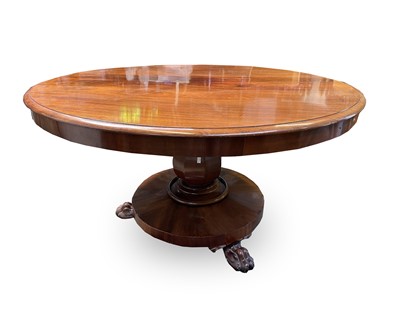 Lot 3032 - An early Victorian circular table raised upon...