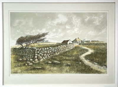 Lot 244 - Jeremy KING (1933) Bodmin Moor Lithograph with...