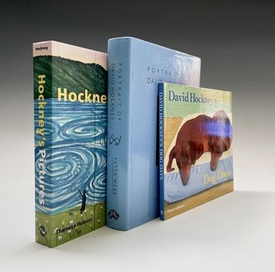 Lot 1331 - Three David Hockney publications: Portrait of...