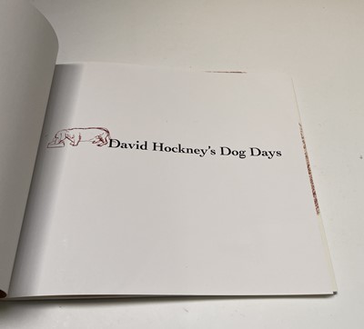 Lot 1331 - Three David Hockney publications: Portrait of...