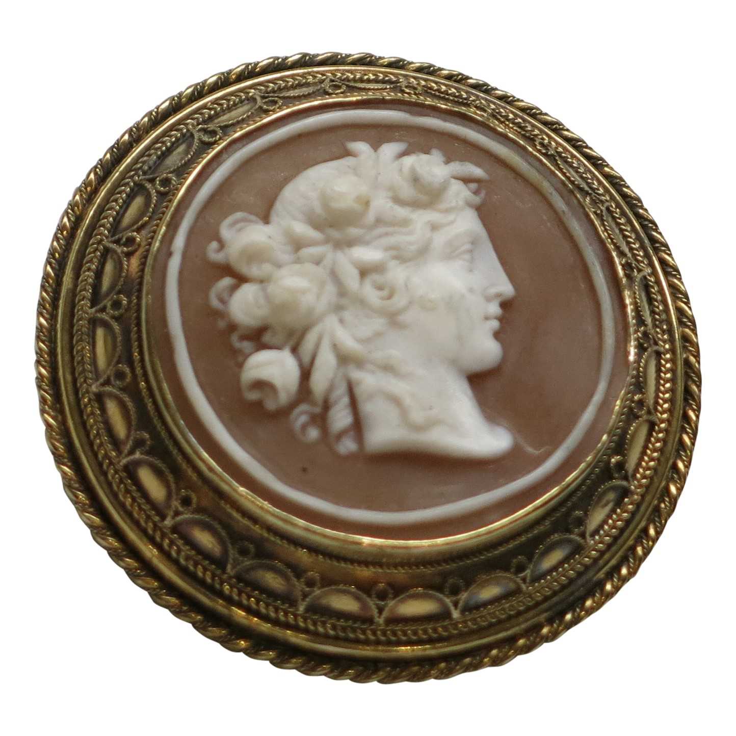 Lot 2803 - A Victorian Roman revival style circular...