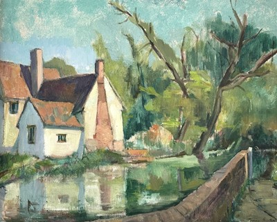 Lot 1104 - Marjorie HEATHER (1904-1989) Tydehams, Newbury...