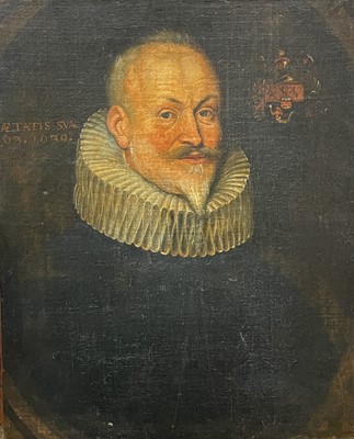 Lot 1274 - 17th-century portrait of a gentleman wearing a...