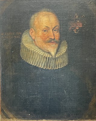 Lot 1274 - 17th-century portrait of a gentleman wearing a...