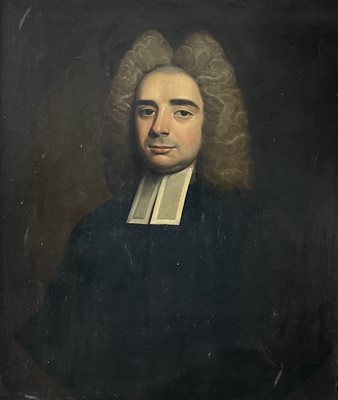 Lot 1233 - English School Portrait The Rev'd John Pierce...