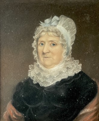 Lot 1255 - 19th-century English school Portrait of a lady...