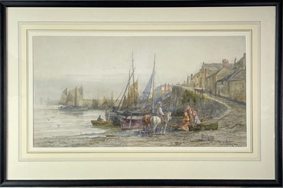 Lot 273 - Carl VERNON Newlyn Harbour Watercolour Signed,...