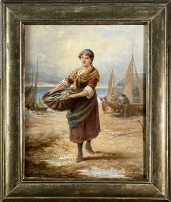 Lot 292 - H J ROSELL Catch of the Day Oil on canvas...