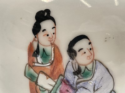 Lot 209 - Three Chinese porcelain ginger jars and a...