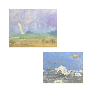 Lot 267 - Francis HEWLETT (1930-2012) Cloud Study Oil on...
